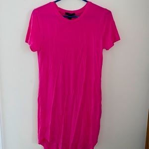 Pink t shirt dress